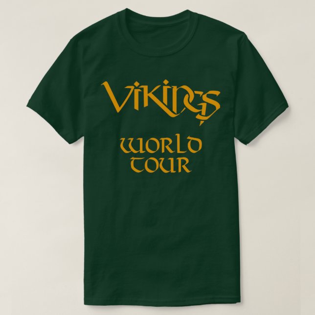 Vikings World Tour T Shirt (Design framsida)