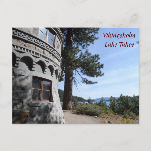 Vikingsholm-Sjö Tahoe Vykort (Framsida)