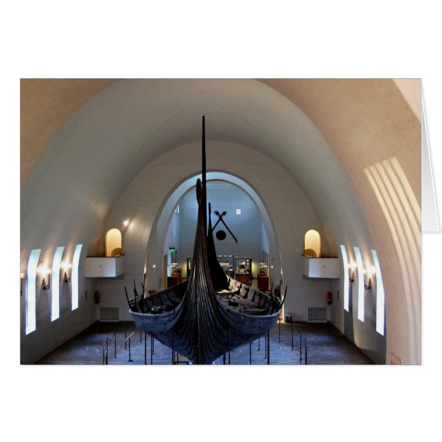 vikingskiphusetkort hälsningskort (Framsidan Horizontal)