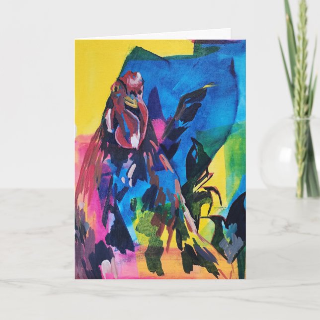 Viklad gratulationskort kort (Framsida)