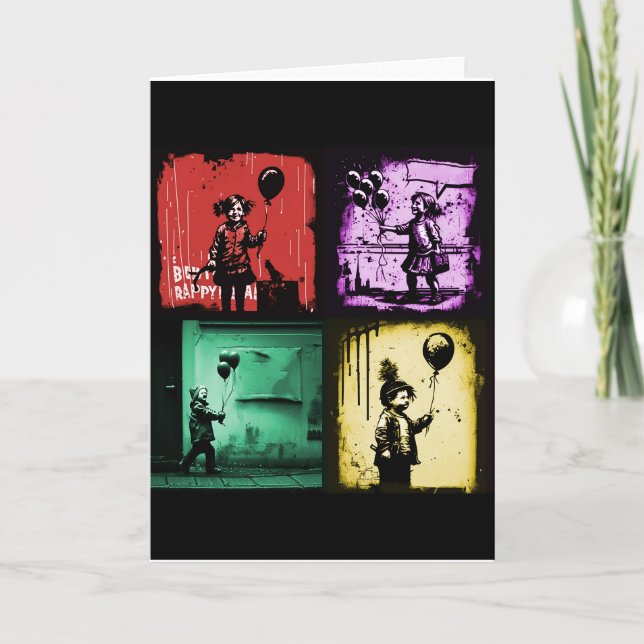 Viklad gratulationskort kort (Framsida)