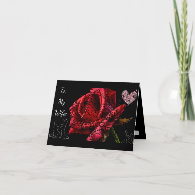 Viklad gratulationskort kort (Framsida)