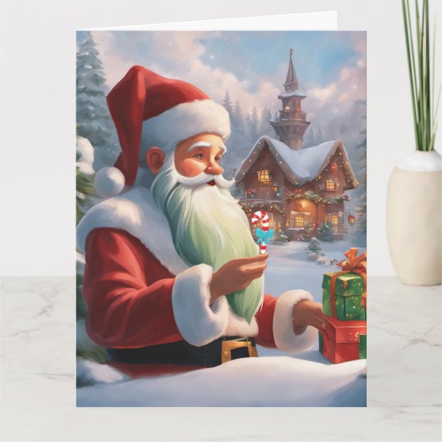 Viklad gratulationskort kort (Framsida)
