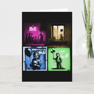 Viklad gratulationskort kort