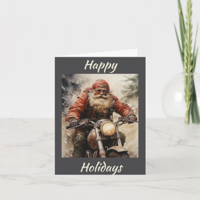 Viklad julkort helgkort (Framsida)