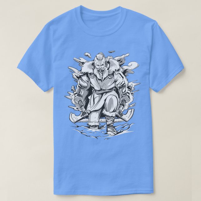 Vikning med 2 axlar 1 t shirt (Design framsida)