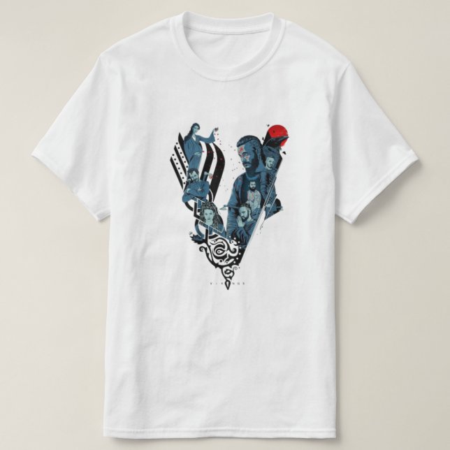 vikningar t shirt (Design framsida)