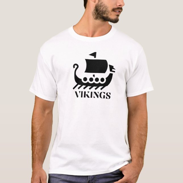 vikningar t shirt (Framsida)