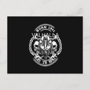 Vikningsår 61 "Valhalla måste vänta" Vykort