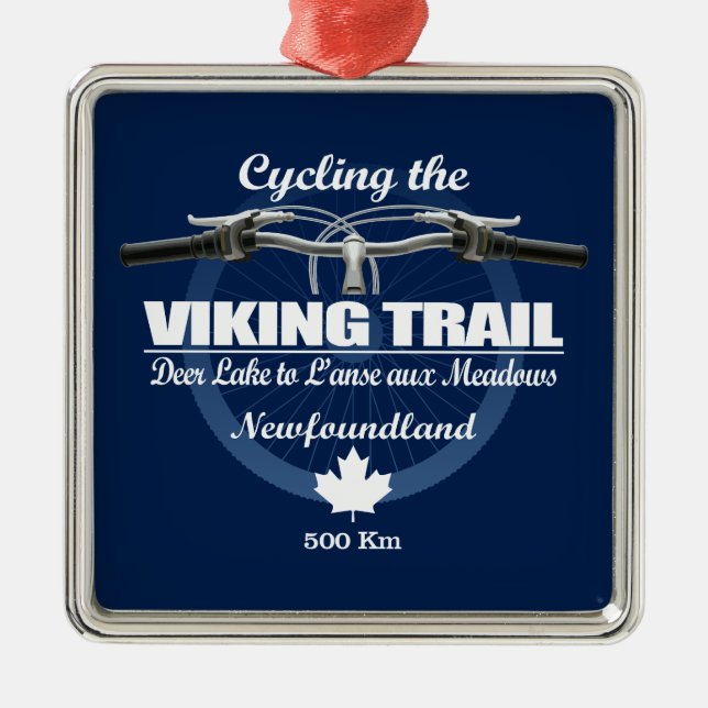 Vikningsspår (H2) Julgransprydnad Metall (Framsidan)