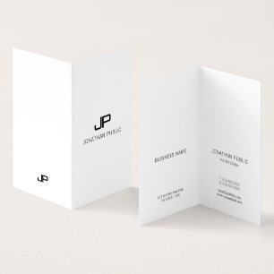 Vikt elegant enkel design för modern Monogram Visitkort