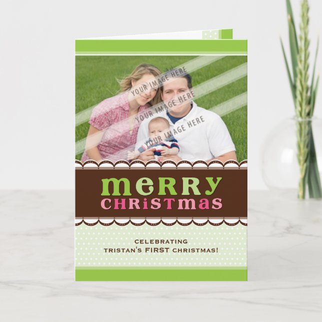 VIKT FOTOHÄLSNINGKORT:: candyfloss 2 Helgkort (Framsida)