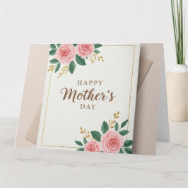 Vikt gratulationskort lycklig mors dag  kort