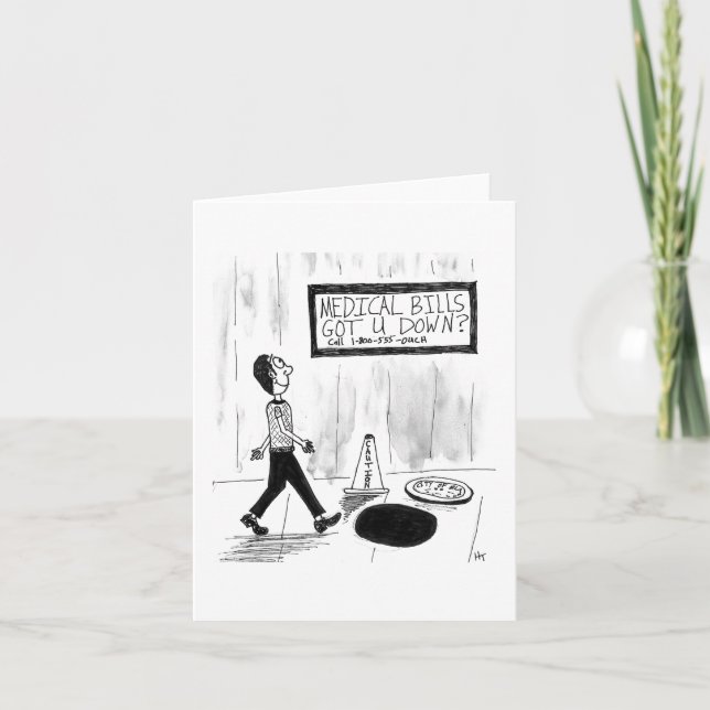 Vikt gratulationskort (tomt insidan) kort (Framsida)