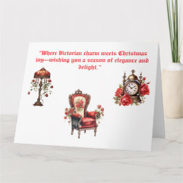 Vikt gratulationskort- Viktorianjulkort Kort