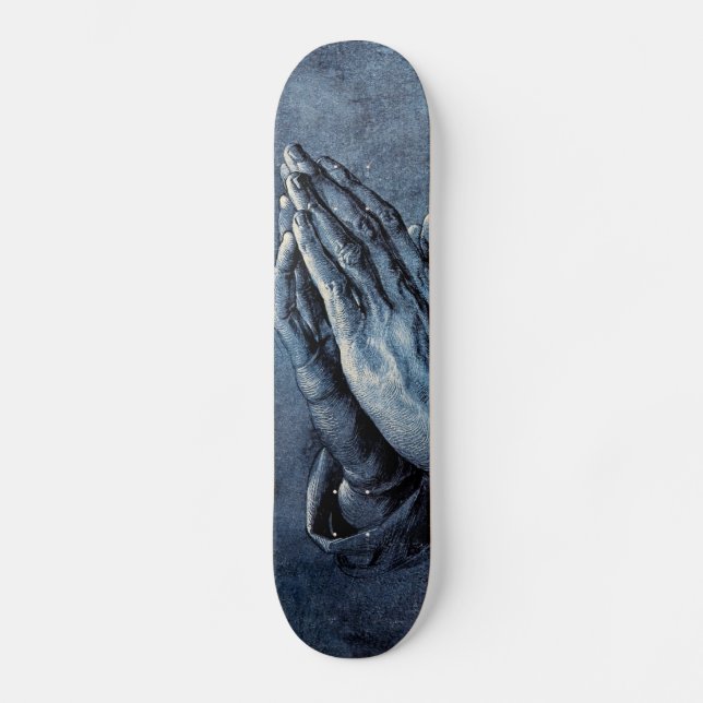 Vikt händerbön - Durer Skateboard Bräda 21,5 Cm (Framsida)