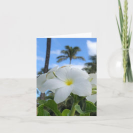 Vikt hawaiiska blommor, mappat gratulationskort kort