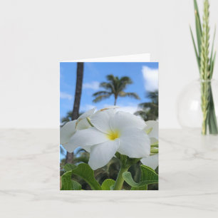 Vikt hawaiiska blommor, mappat gratulationskort kort