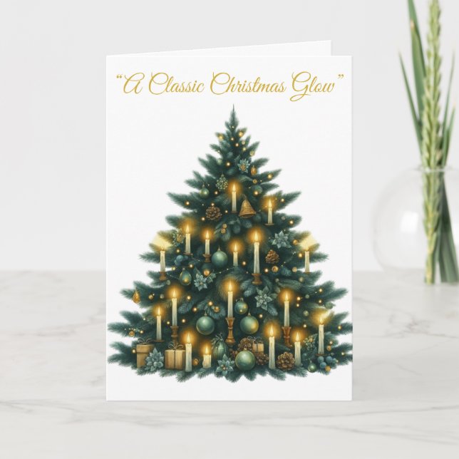 Vikt Helgdag Card-Viktorian Julafton Splendor Helgkort (Framsida)