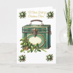 Vikt Helgdag Card-Viktoriansk julklapp Helgkort