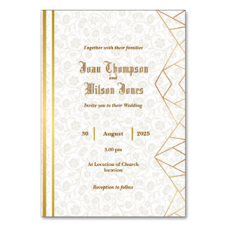 Vikt inbjudan bordsnummer