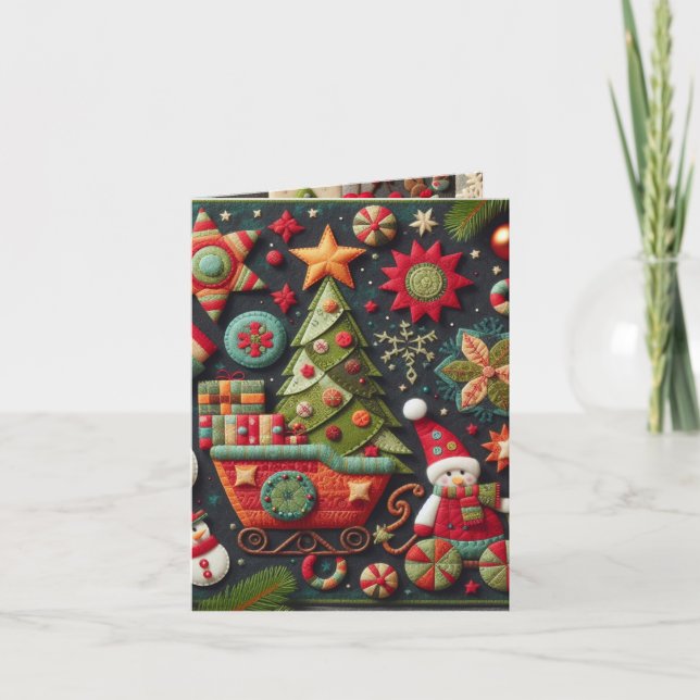 Vikt julkort för Snögubbe och Helg (Framsida)