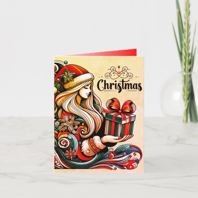 Vikt julkort helgkort (Framsida)