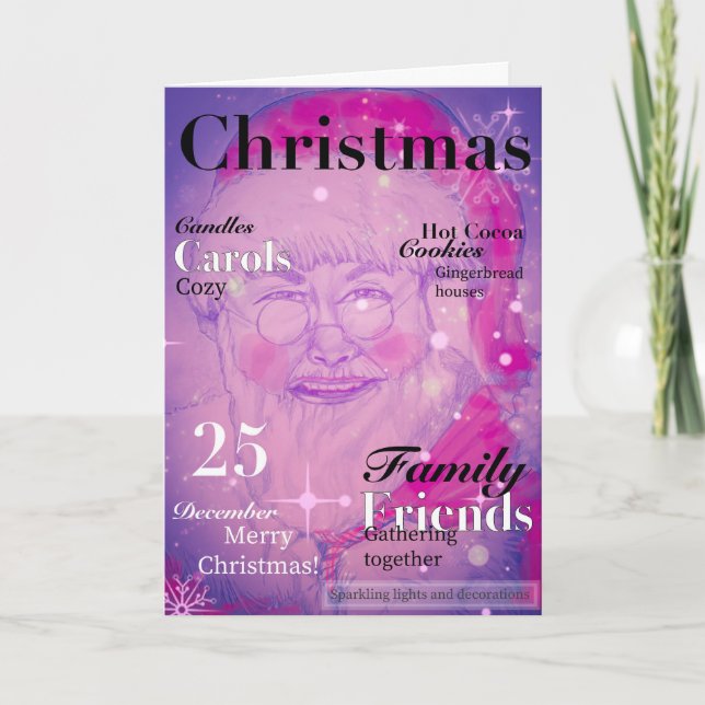 Vikt julkort tack kort (Framsida)