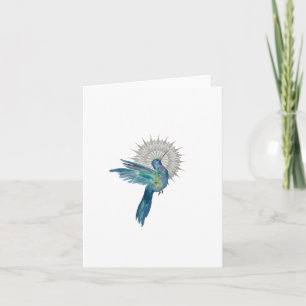 Vikt kort för Hummingbird Mandala