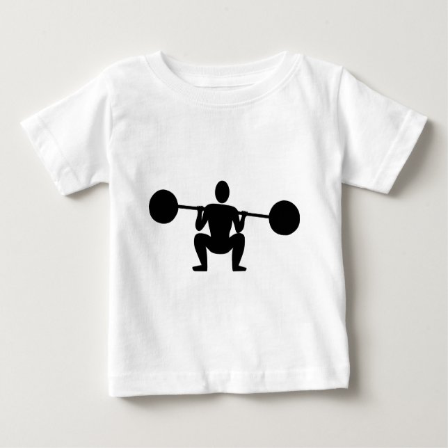 Vikt Lifter 01 - Svart Tee (Framsida)