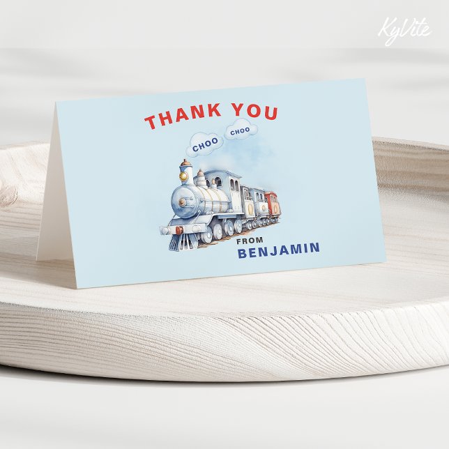 Vikt/lutande födelsedagstack, Chugga Chugga Chugga Tack Kort (Skapare uppladdad)