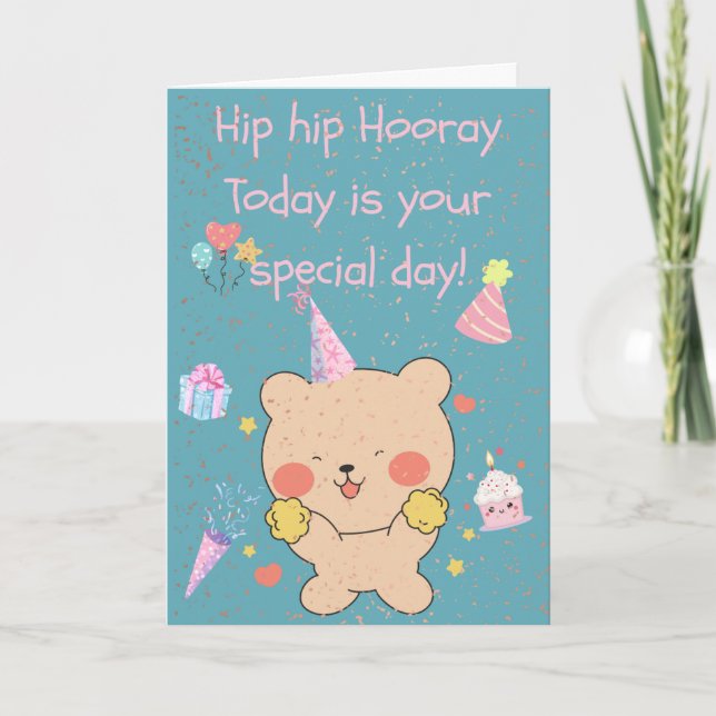 Vikt lyckönskningskort kort (Framsida)