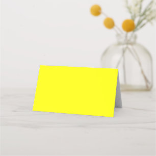 Vikt monteringskort för Bright Gult Placeringskort