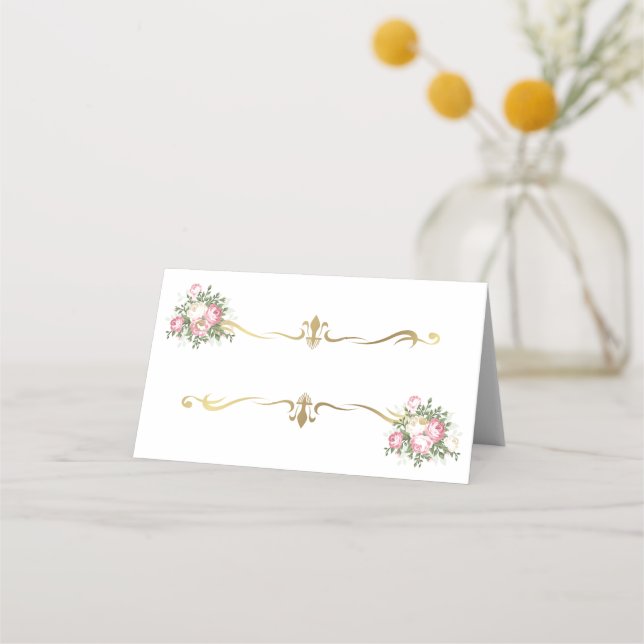 Vikt Namn Platskort Placeringskort (Framsida)