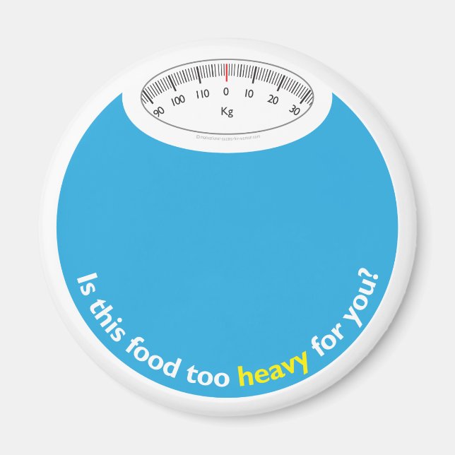 Vikt och hälsa magnet (Framsidan)