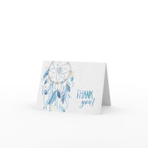 Vikt tack för blått Dreamcatcher