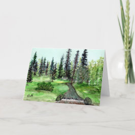 Vikt tack för ditt kort - fredlig ström