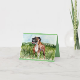 Vikt tack, Rädding Boxer, Bentley Tack Kort