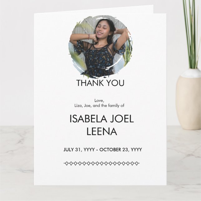 Vikt tackkort (Framsida)