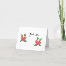 Vikt tackkort: Japanise Flower Tack Kort