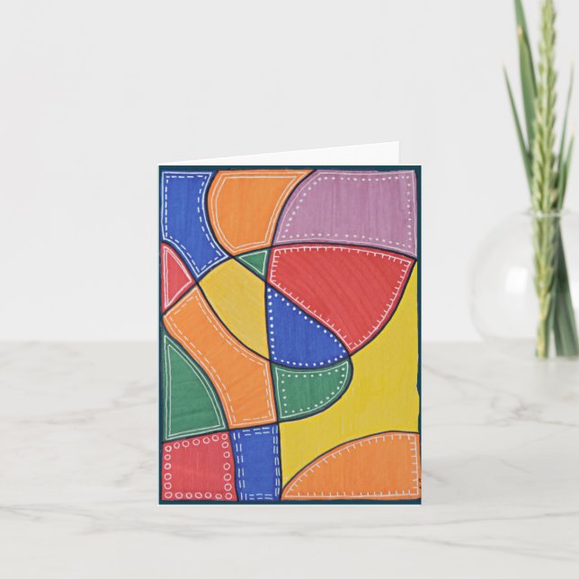 Vikt, tomt anteckningskort, ljus docka bild tack kort (Framsida)