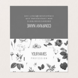 VIKT VISITKORT: "VINTAGE FLOWERS" VISITKORT