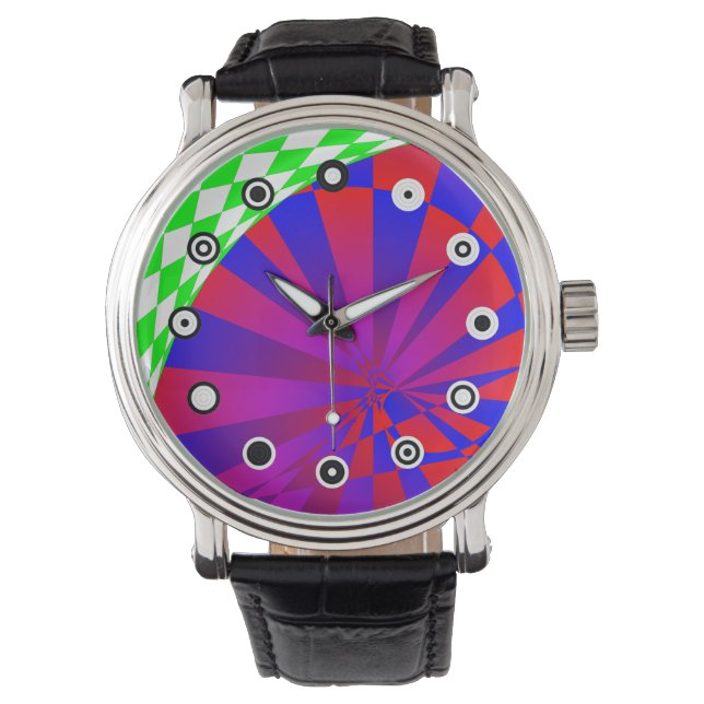 Vikta dimensioner (Binary Ansikte) från Kenneth Yo Armbandsur (Framsida)