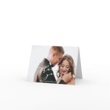 Vikta Foto Bröllop Tack Kort