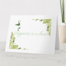 Vikta gratulationskort