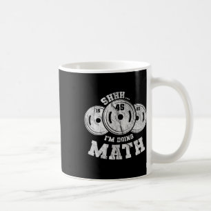 Vikta Pun Shhh jag gör Math Workout Weig Kaffemugg