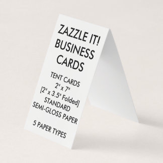 Vikta tältvisitkortar för anpassningsbar personlig visitkort