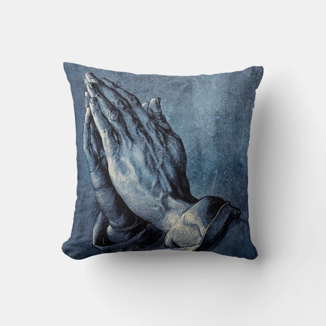 Viktad Händer Prayer - Författare Kudde (Framsida)