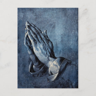 Viktad Händer Prayer - Författare Vykort