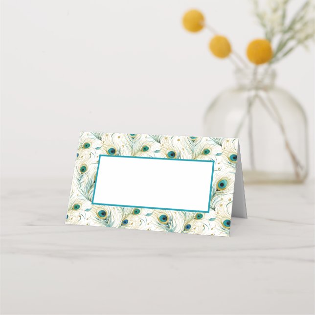 Viktade Namn-platskort för boskapsuppfödning Placeringskort (Framsida)